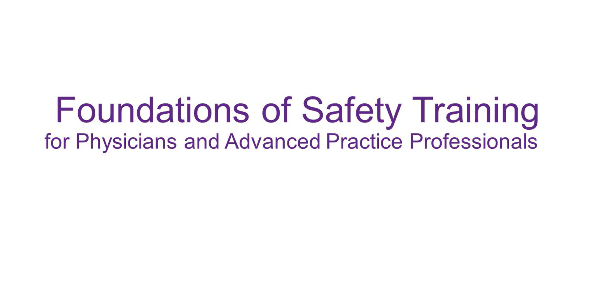 Foundations of Safety